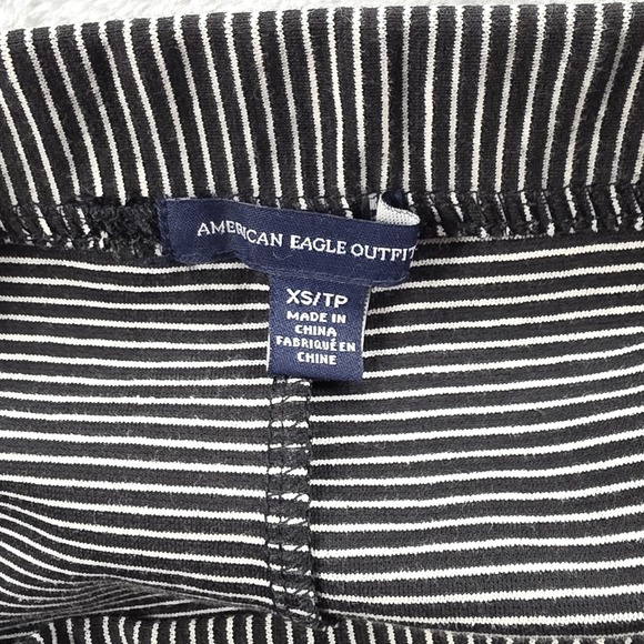 American Eagle Mini Skirt XS Striped Pencil Preppy Academia Coquette Y2K Casual - Picture 3 of 4